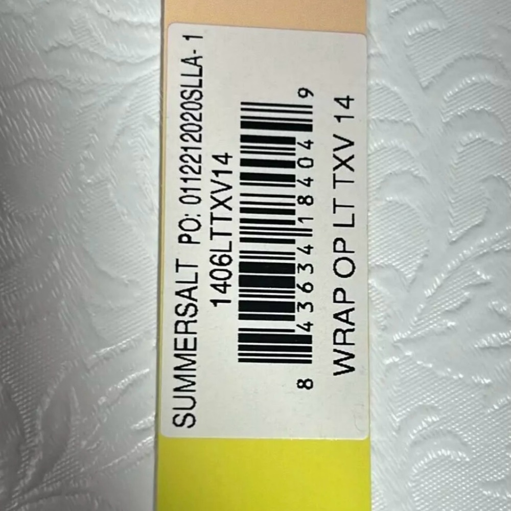 Summersalt NWT Perfect Wrap Swimsuit Women’s Size 14 in Hibiscus & Grapefruit - Picture 2 of 5